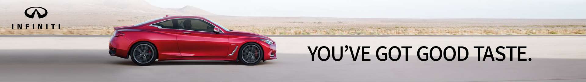 Infinity horizontal banner
